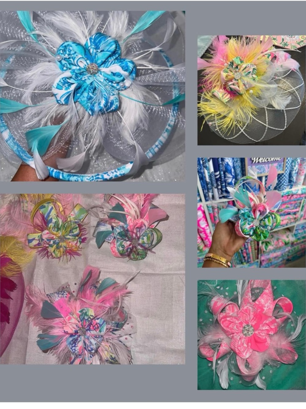 Handmade DERBY/High Tea hat fascinator🐎🏇